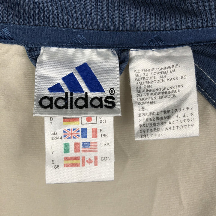 00'S Adidas Back Logo Jersey Track Jacket Men's XL polyester navy blue type Vintage Second Hand
