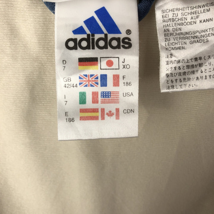 00'S Adidas Back Logo Jersey Track Jacket Men's XL polyester navy blue type Vintage Second Hand