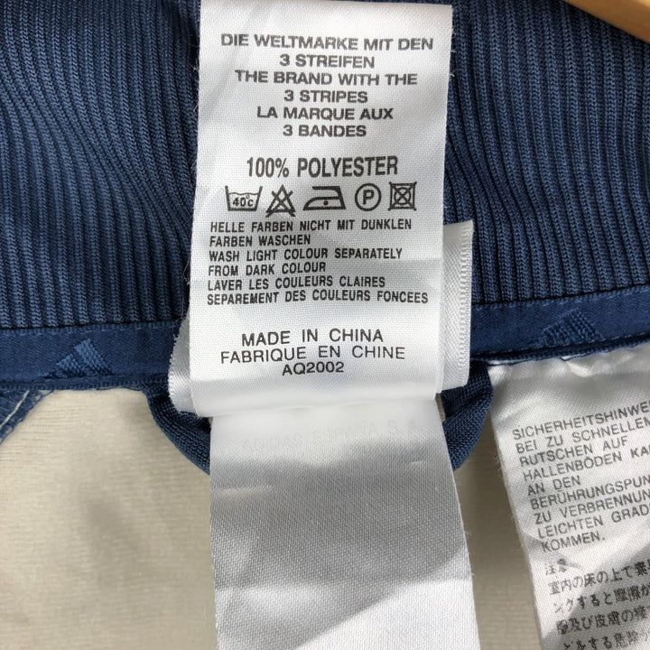 00'S Adidas Back Logo Jersey Track Jacket Men's XL polyester navy blue type Vintage Second Hand