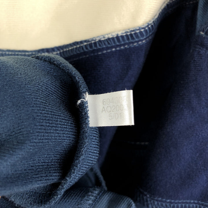 00'S Adidas Back Logo Jersey Track Jacket Men's XL polyester navy blue type Vintage Second Hand