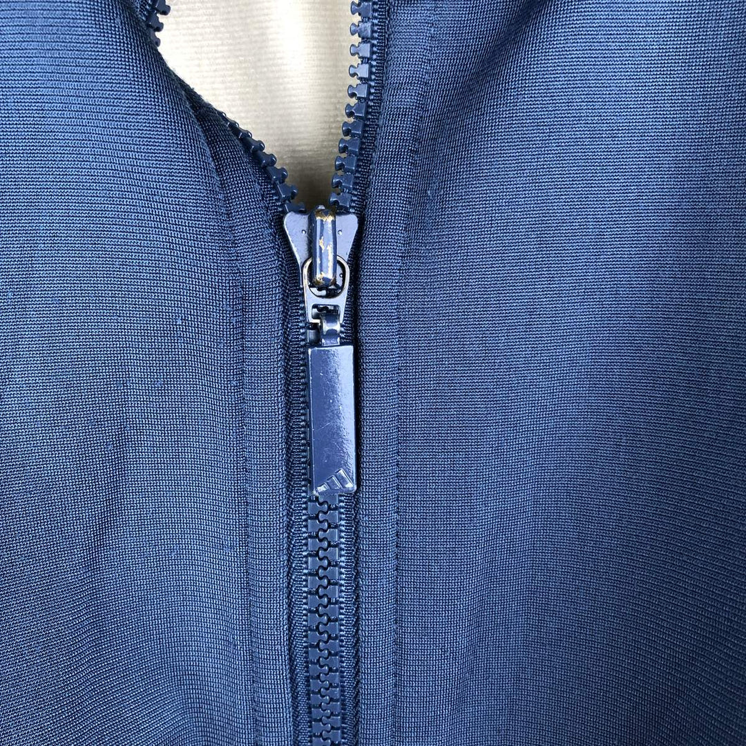 00'S Adidas Back Logo Jersey Track Jacket Men's XL polyester navy blue type Vintage Second Hand
