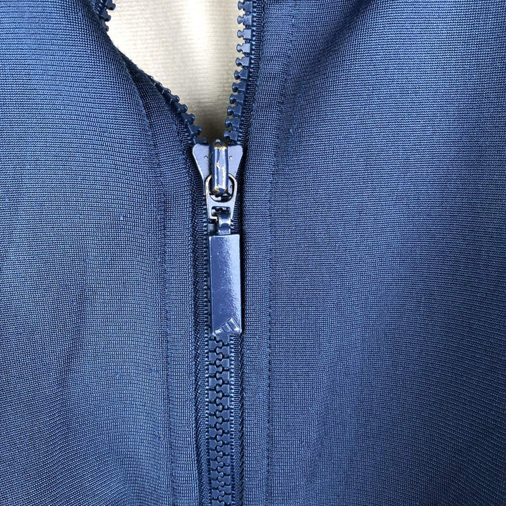 00'S Adidas Back Logo Jersey Track Jacket Men's XL polyester navy blue type Vintage Second Hand
