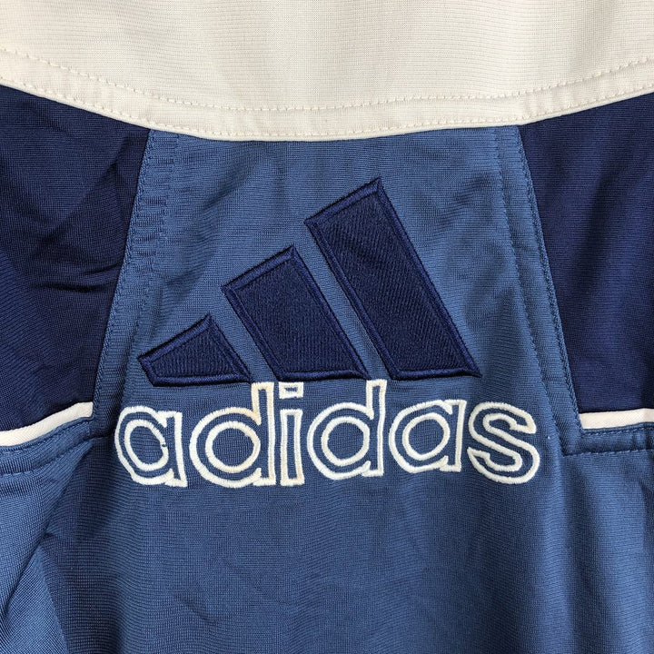 00'S Adidas Back Logo Jersey Track Jacket Men's XL polyester navy blue type Vintage Second Hand