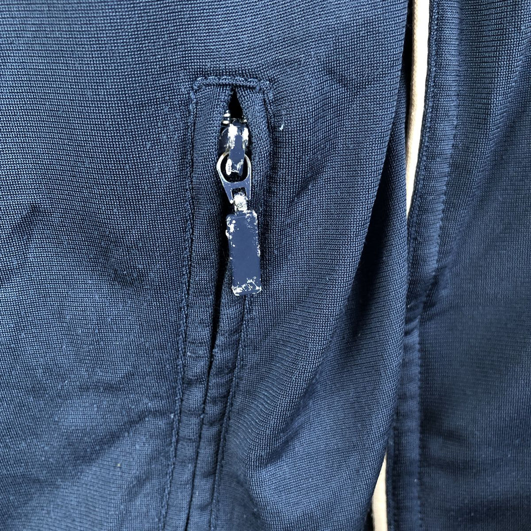 00'S Adidas Back Logo Jersey Track Jacket Men's XL polyester navy blue type Vintage Second Hand