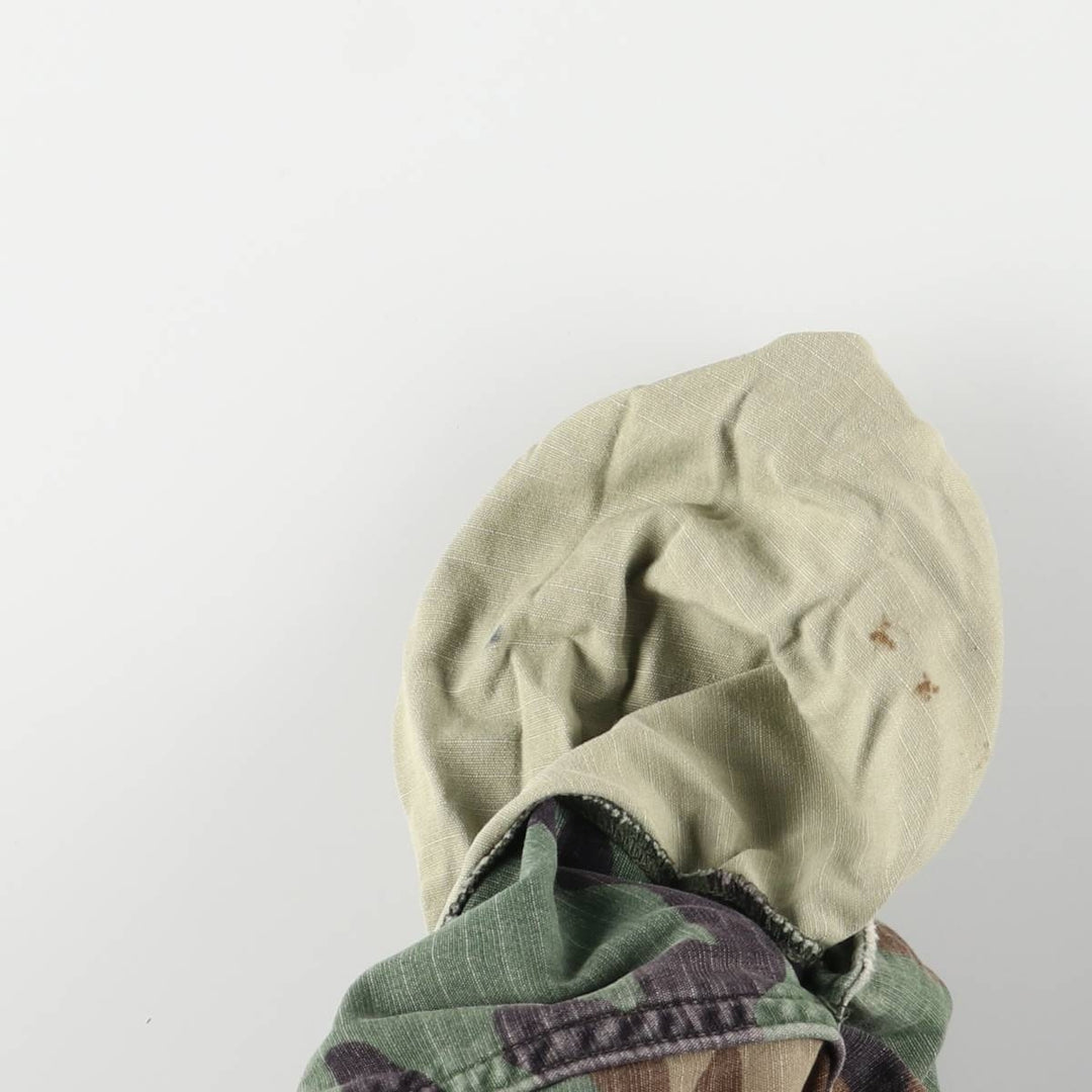 Authentic 1980'S US Military Woodland Camo Ripstop Military Cargo Pants, Combat Pants, Made in USA, Small Regular cotton Khaki type Vintage Second Hand