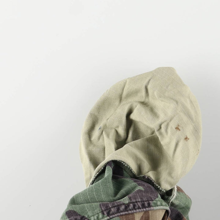 Authentic 1980'S US Military Woodland Camo Ripstop Military Cargo Pants, Combat Pants, Made in USA, Small Regular cotton Khaki type Vintage Second Hand