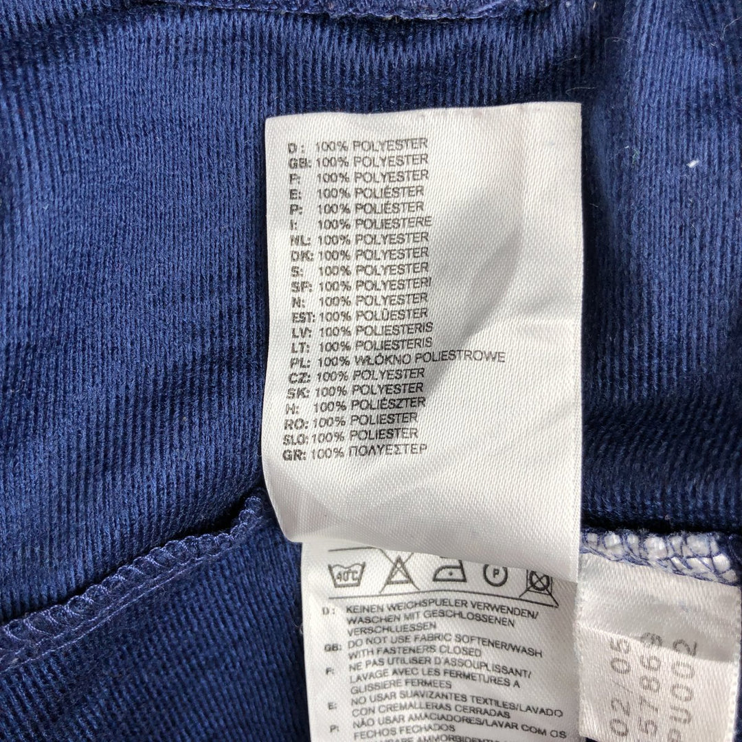 00'S adidas jersey track jacket, men's size M polyester navy blue type Vintage Second Hand