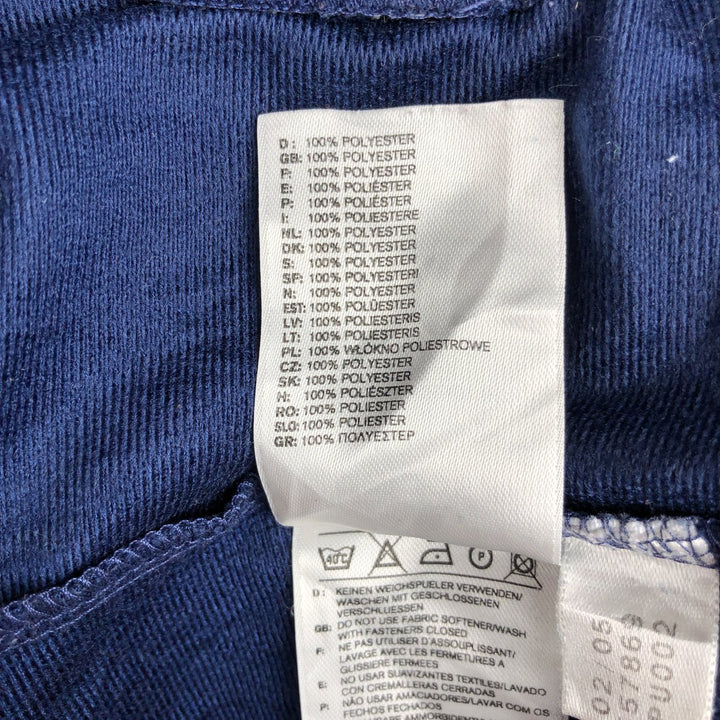 00'S adidas jersey track jacket, men's size M polyester navy blue type Vintage Second Hand