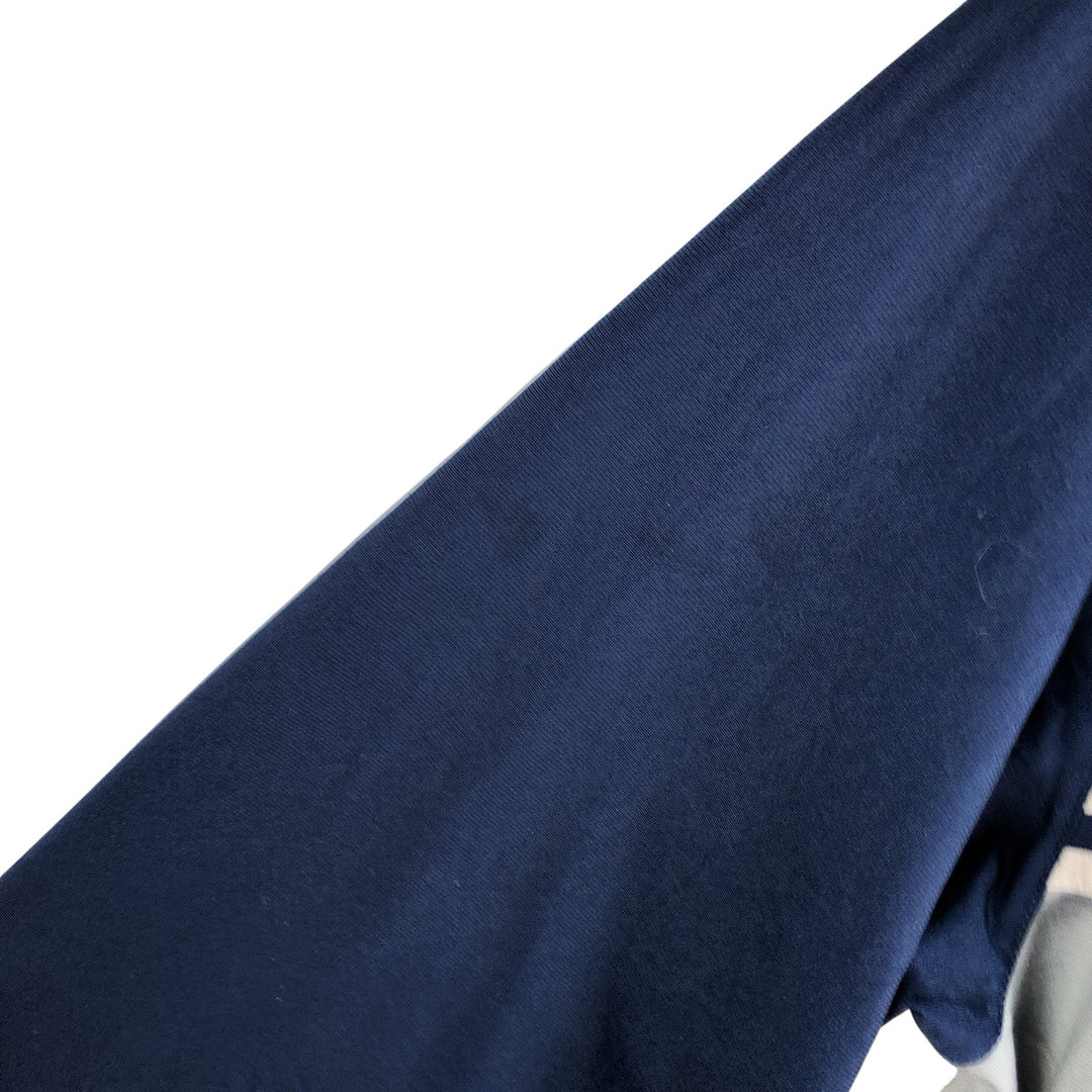 00'S adidas jersey track jacket, men's size M polyester navy blue type Vintage Second Hand