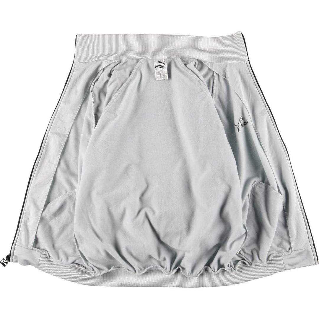 80s-90'S PUMA Jersey Track Jacket Men's M Size Vintage polyester gray type Vintage Second Hand