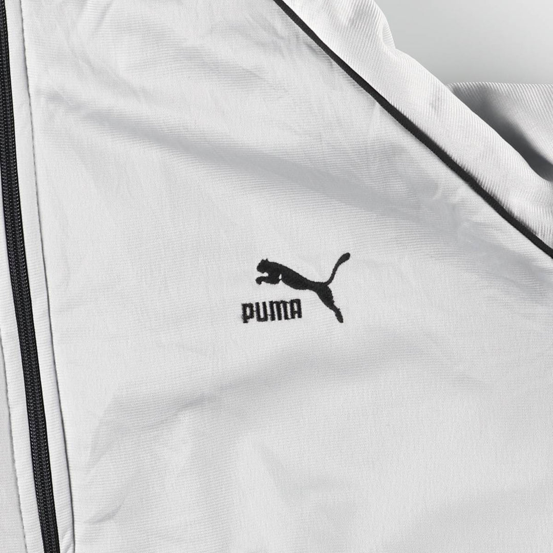 80s-90'S PUMA Jersey Track Jacket Men's M Size Vintage polyester gray type Vintage Second Hand