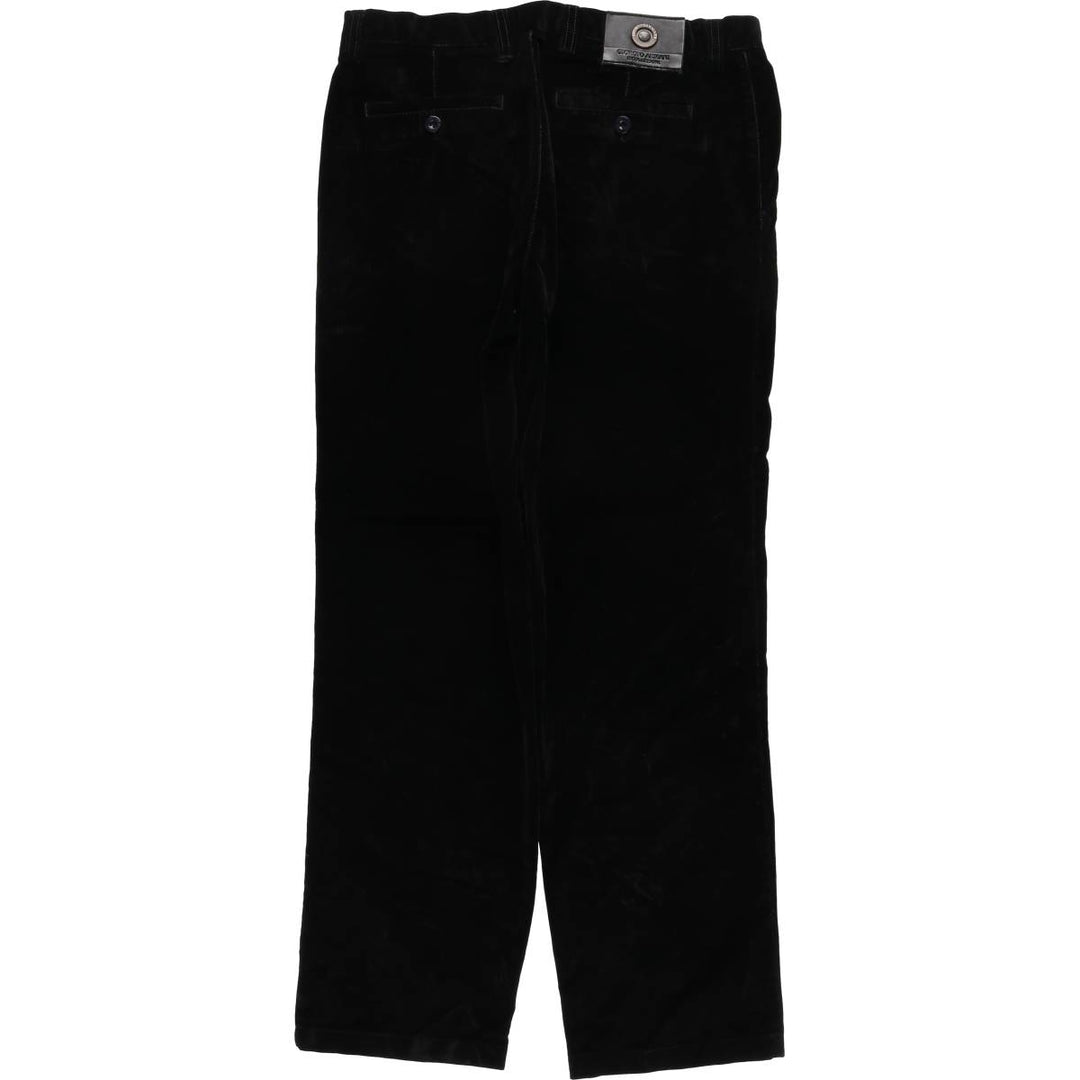 Armani ARMANI EMPOLIO ARMANI corduroy pants, made in Italy, men's size W34 cotton black type Vintage Second Hand