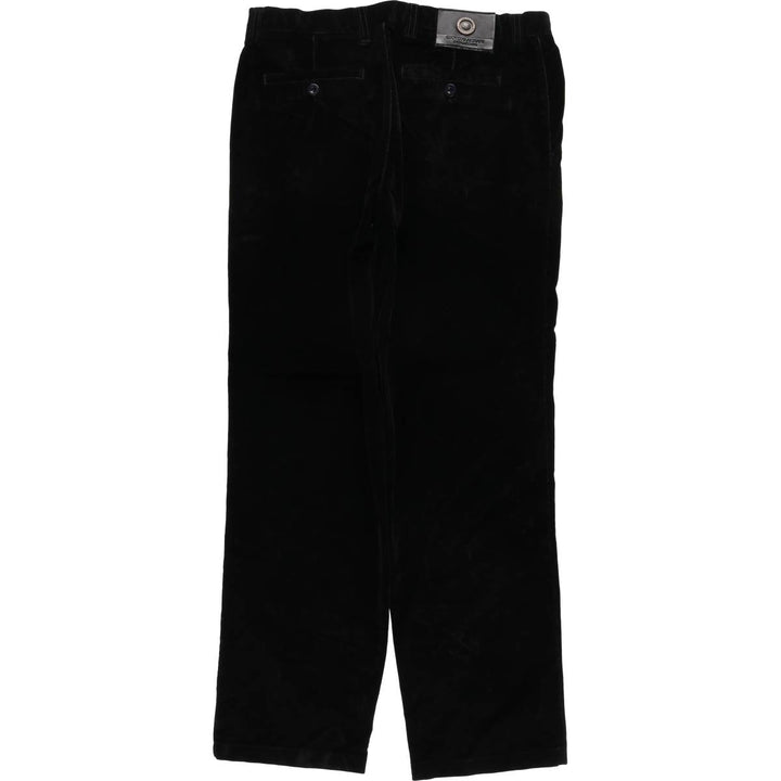 Armani ARMANI EMPOLIO ARMANI corduroy pants, made in Italy, men's size W34 cotton black type Vintage Second Hand