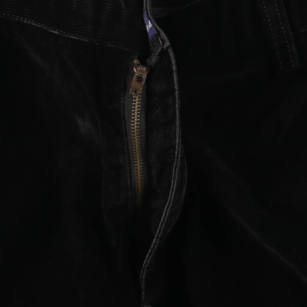 Armani ARMANI EMPOLIO ARMANI corduroy pants, made in Italy, men's size W34 cotton black type Vintage Second Hand