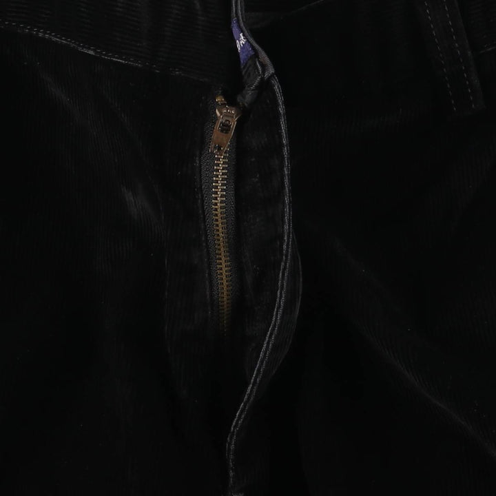 Armani ARMANI EMPOLIO ARMANI corduroy pants, made in Italy, men's size W34 cotton black type Vintage Second Hand
