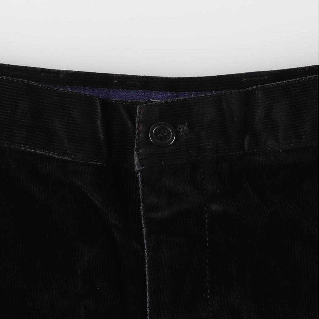 Armani ARMANI EMPOLIO ARMANI corduroy pants, made in Italy, men's size W34 cotton black type Vintage Second Hand