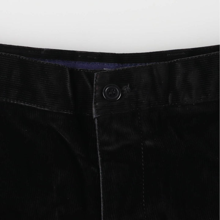 Armani ARMANI EMPOLIO ARMANI corduroy pants, made in Italy, men's size W34 cotton black type Vintage Second Hand