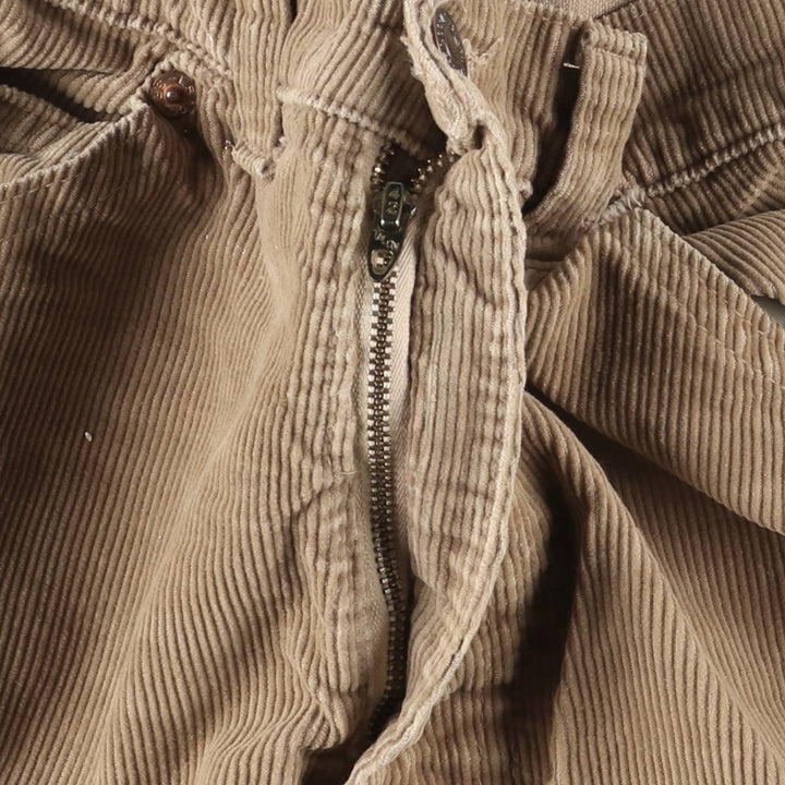 Levi's 549-2023 Flare-Cut Corduroy Pants, Made in England, Men's, Size W33, Vintage unclear beige type brown Vintage Second Hand