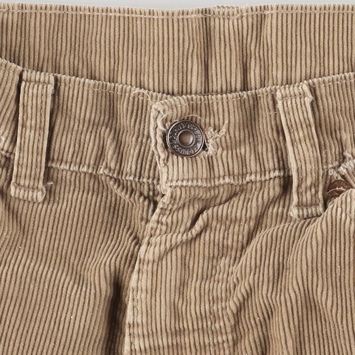 Levi's 549-2023 Flare-Cut Corduroy Pants, Made in England, Men's, Size W33, Vintage unclear beige type brown Vintage Second Hand