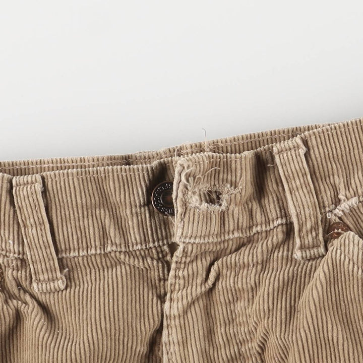 Levi's 549-2023 Flare-Cut Corduroy Pants, Made in England, Men's, Size W33, Vintage unclear beige type brown Vintage Second Hand