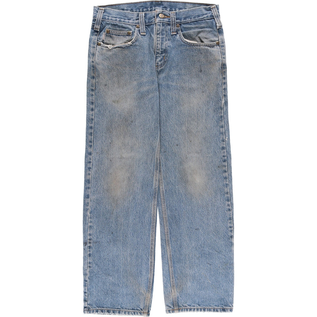 Carhartt Traditional Fit Tapered Denim Pants, Men's, Size W33 cotton blue type Vintage Second Hand