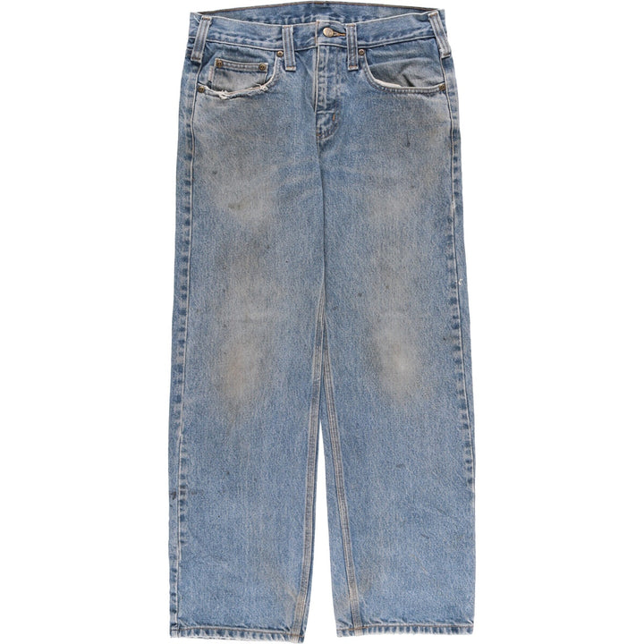 Carhartt Traditional Fit Tapered Denim Pants, Men's, Size W33 cotton blue type Vintage Second Hand