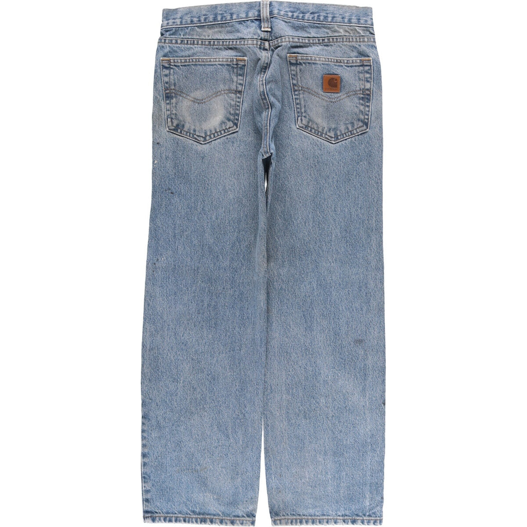 Carhartt Traditional Fit Tapered Denim Pants, Men's, Size W33 cotton blue type Vintage Second Hand