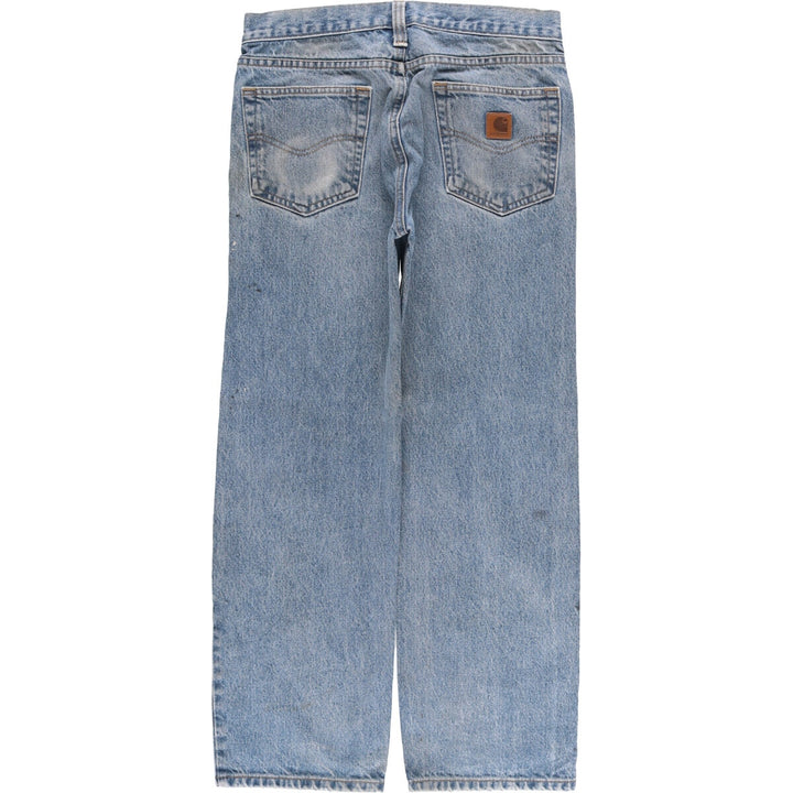 Carhartt Traditional Fit Tapered Denim Pants, Men's, Size W33 cotton blue type Vintage Second Hand