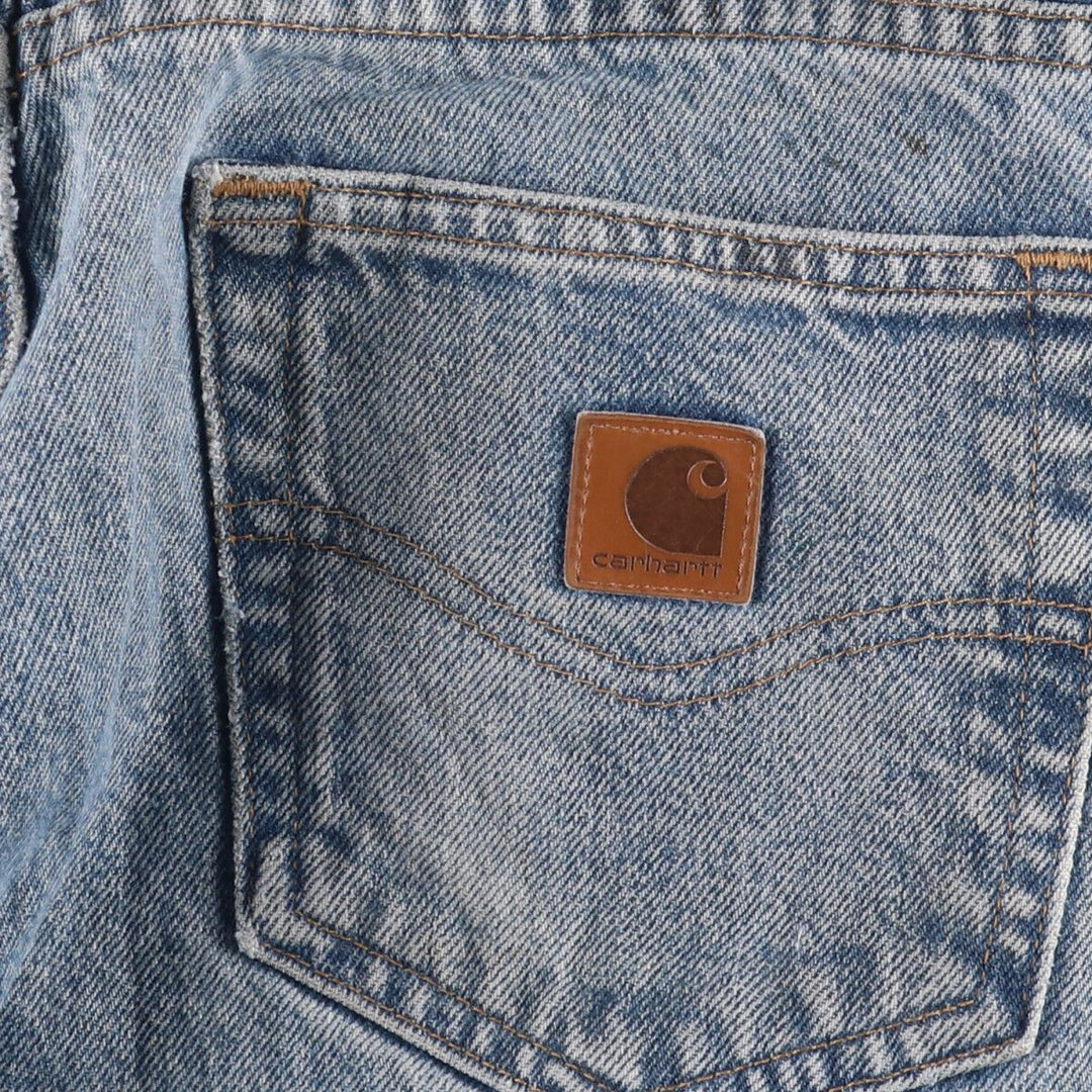 Carhartt Traditional Fit Tapered Denim Pants, Men's, Size W33 cotton blue type Vintage Second Hand