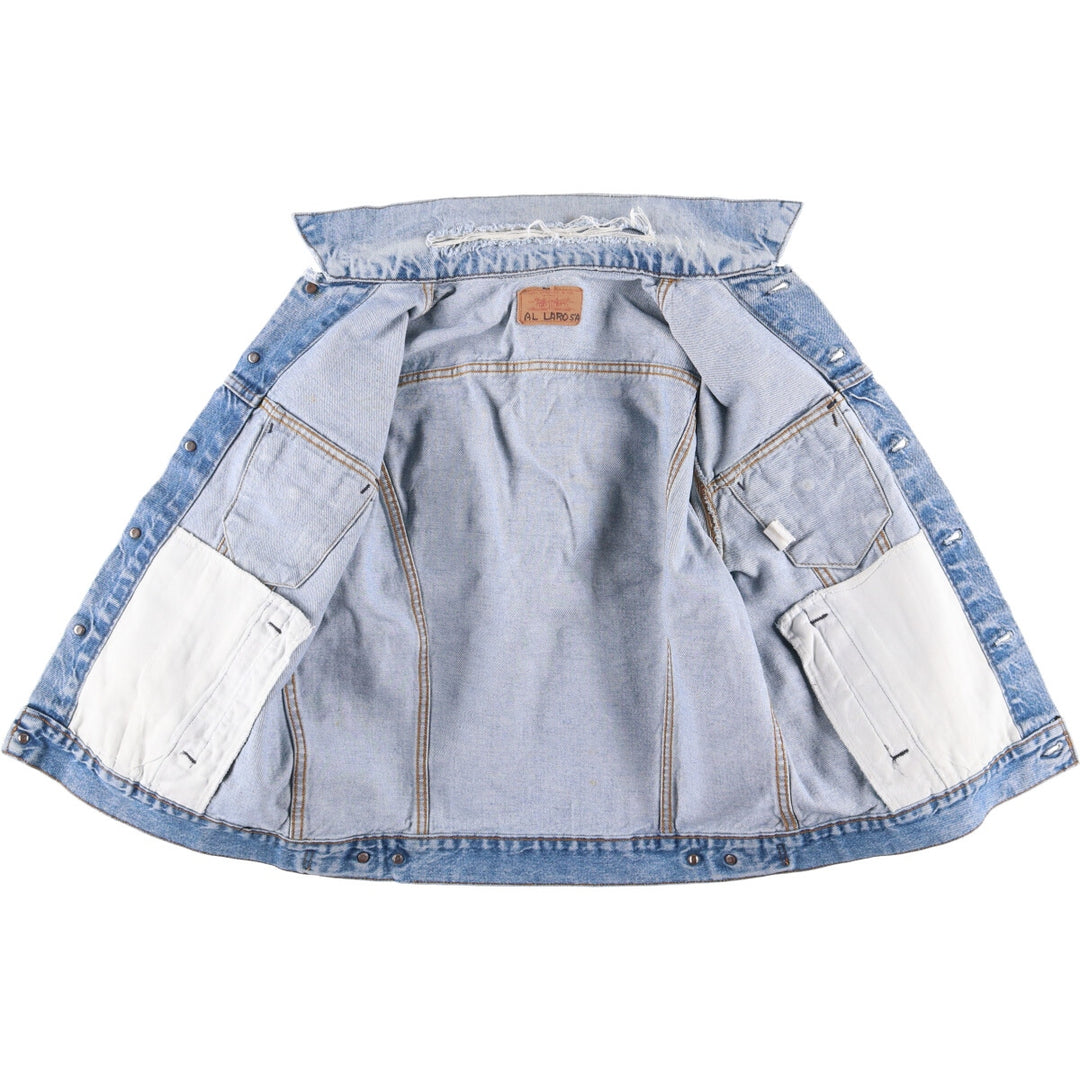 Vintage 1980'S Levi's denim jacket, made in the USA, size M, men's size M cotton blue type Vintage Second Hand