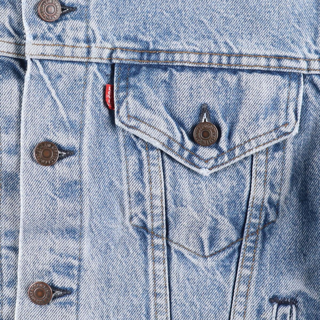 Vintage 1980'S Levi's denim jacket, made in the USA, size M, men's size M cotton blue type Vintage Second Hand