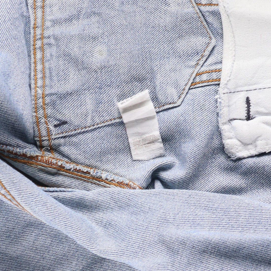 Vintage 1980'S Levi's denim jacket, made in the USA, size M, men's size M cotton blue type Vintage Second Hand