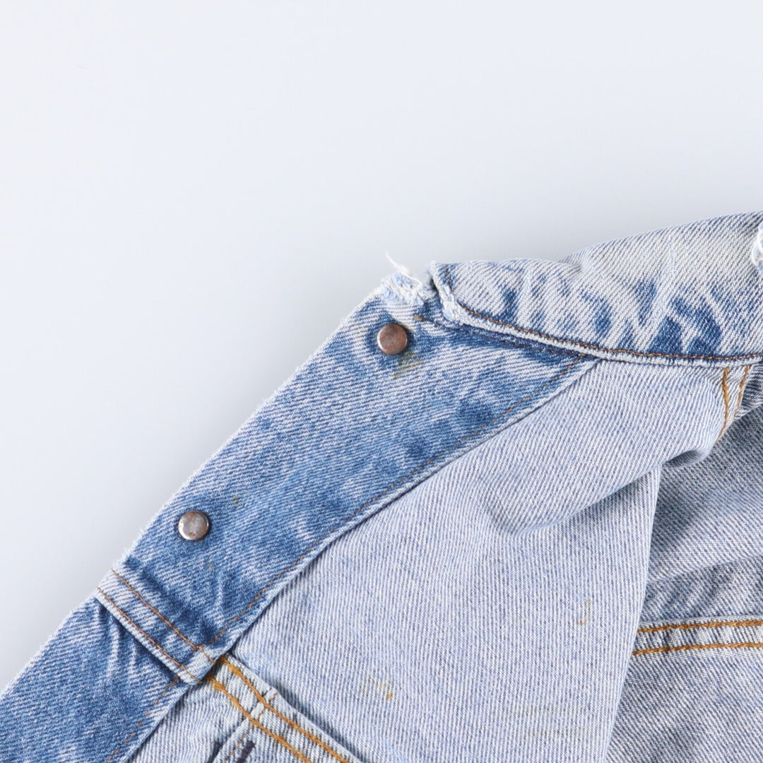 Vintage 1980'S Levi's denim jacket, made in the USA, size M, men's size M cotton blue type Vintage Second Hand