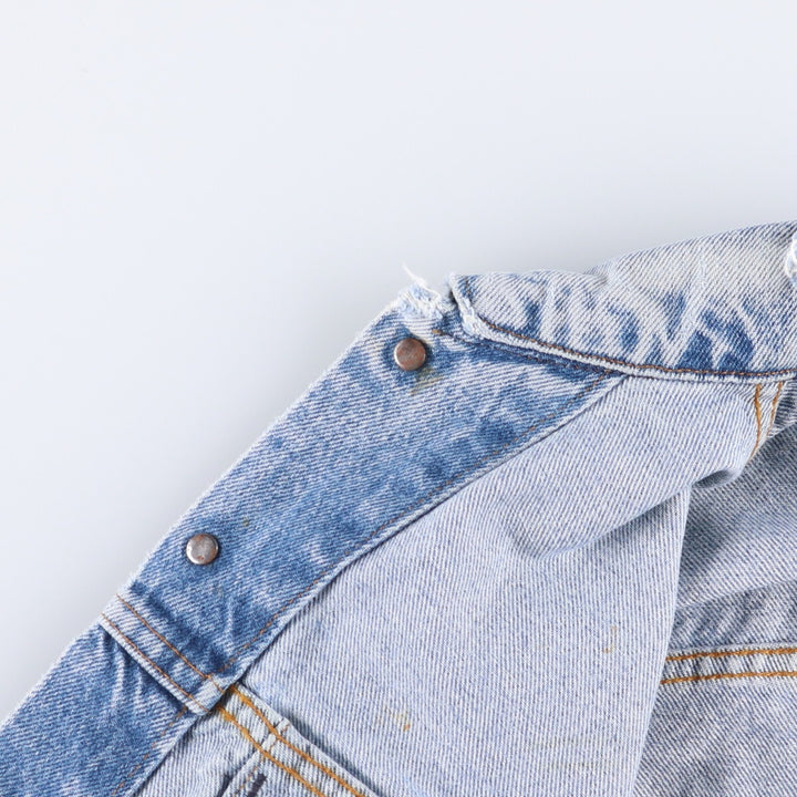 Vintage 1980'S Levi's denim jacket, made in the USA, size M, men's size M cotton blue type Vintage Second Hand