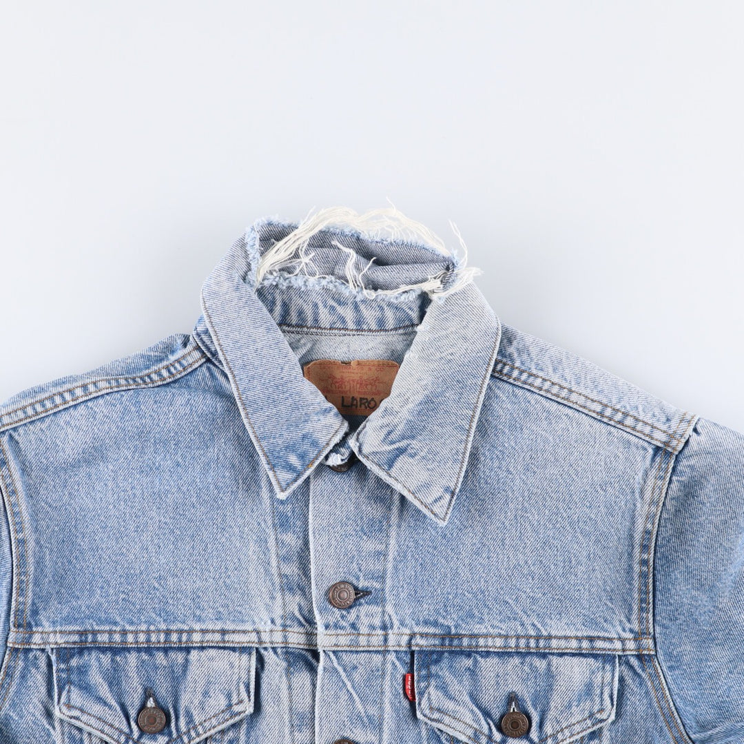 Vintage 1980'S Levi's denim jacket, made in the USA, size M, men's size M cotton blue type Vintage Second Hand