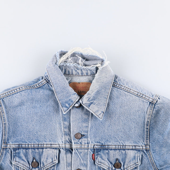 Vintage 1980'S Levi's denim jacket, made in the USA, size M, men's size M cotton blue type Vintage Second Hand