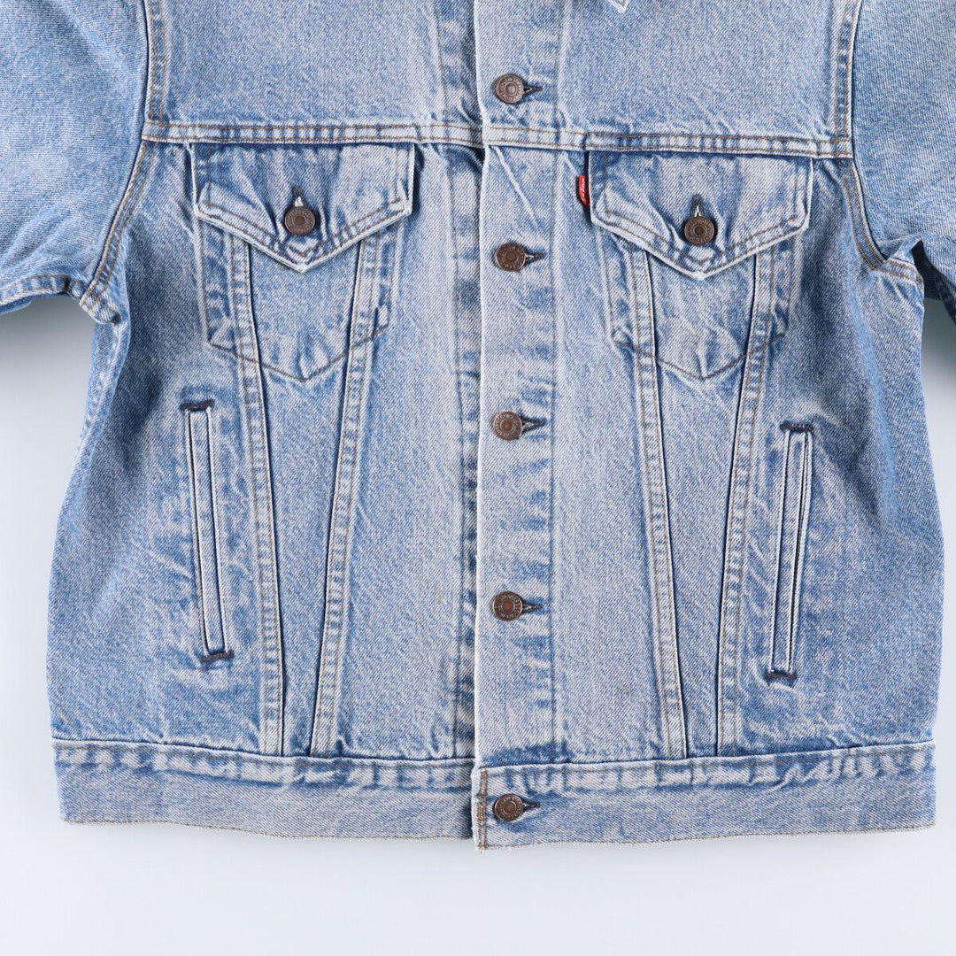 Vintage 1980'S Levi's denim jacket, made in the USA, size M, men's size M cotton blue type Vintage Second Hand