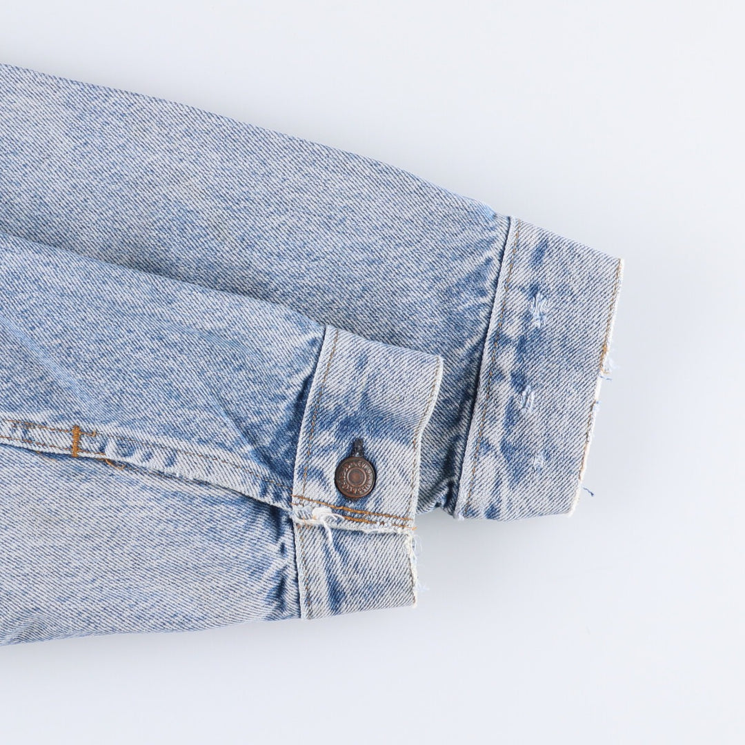 Vintage 1980'S Levi's denim jacket, made in the USA, size M, men's size M cotton blue type Vintage Second Hand