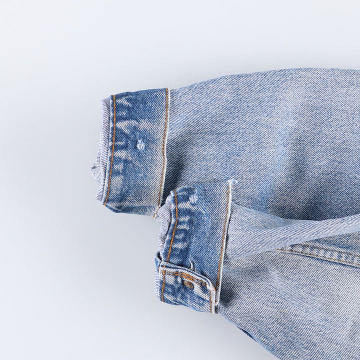 Vintage 1980'S Levi's denim jacket, made in the USA, size M, men's size M cotton blue type Vintage Second Hand