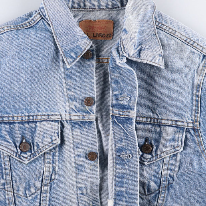 Vintage 1980'S Levi's denim jacket, made in the USA, size M, men's size M cotton blue type Vintage Second Hand