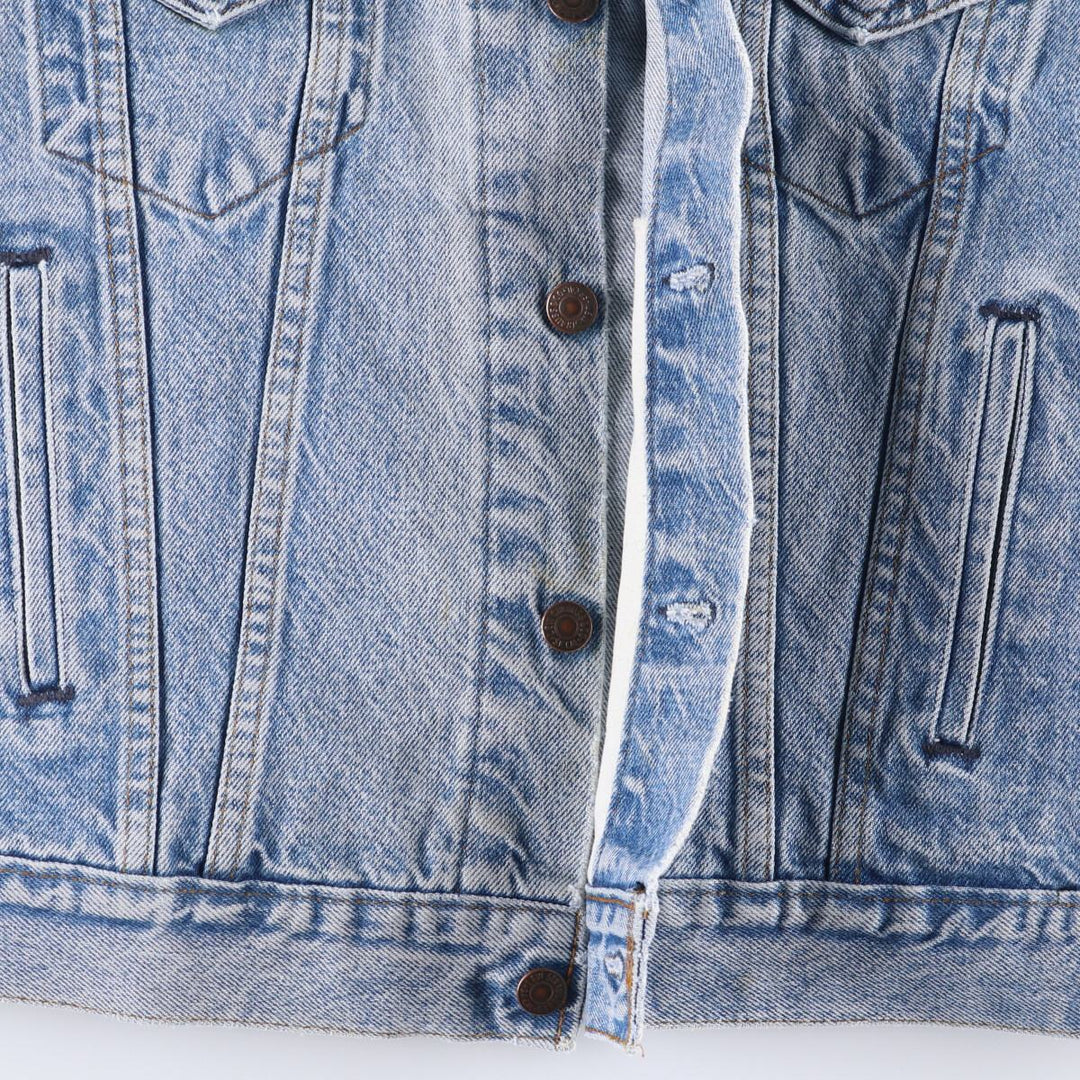 Vintage 1980'S Levi's denim jacket, made in the USA, size M, men's size M cotton blue type Vintage Second Hand