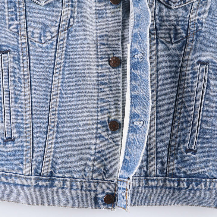 Vintage 1980'S Levi's denim jacket, made in the USA, size M, men's size M cotton blue type Vintage Second Hand