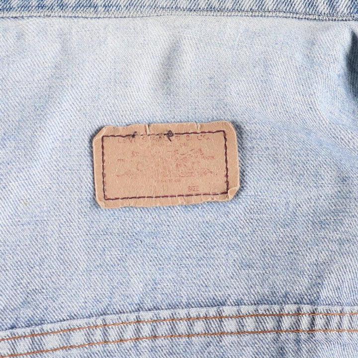 ~90'S Levi's denim jacket, denim jacket, men's size L, vintage cotton blue type Vintage Second Hand