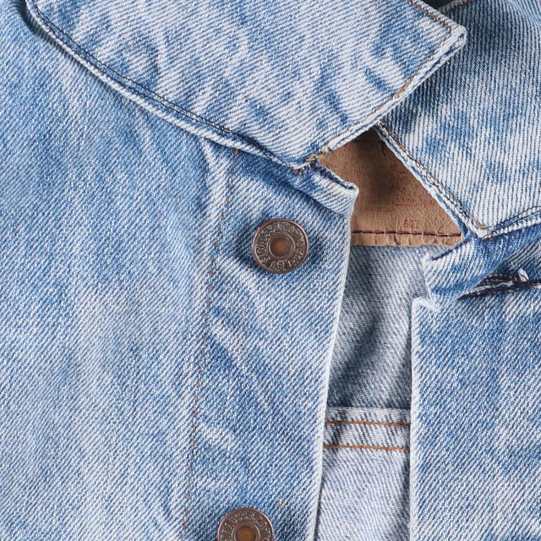~90'S Levi's denim jacket, denim jacket, men's size L, vintage cotton blue type Vintage Second Hand