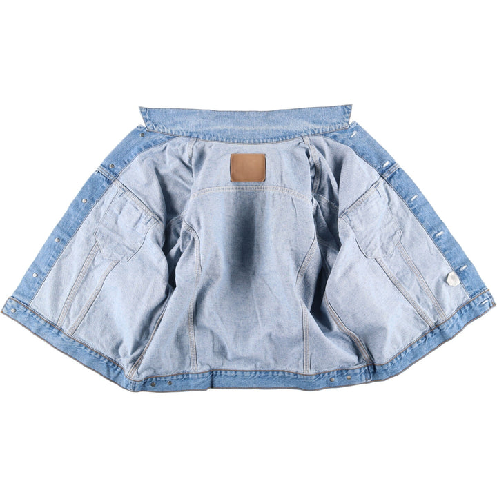 Vintage 80s-90'S Levi's 75505-0212 denim jacket, made in Canada, size L. cotton blue type Vintage Second Hand