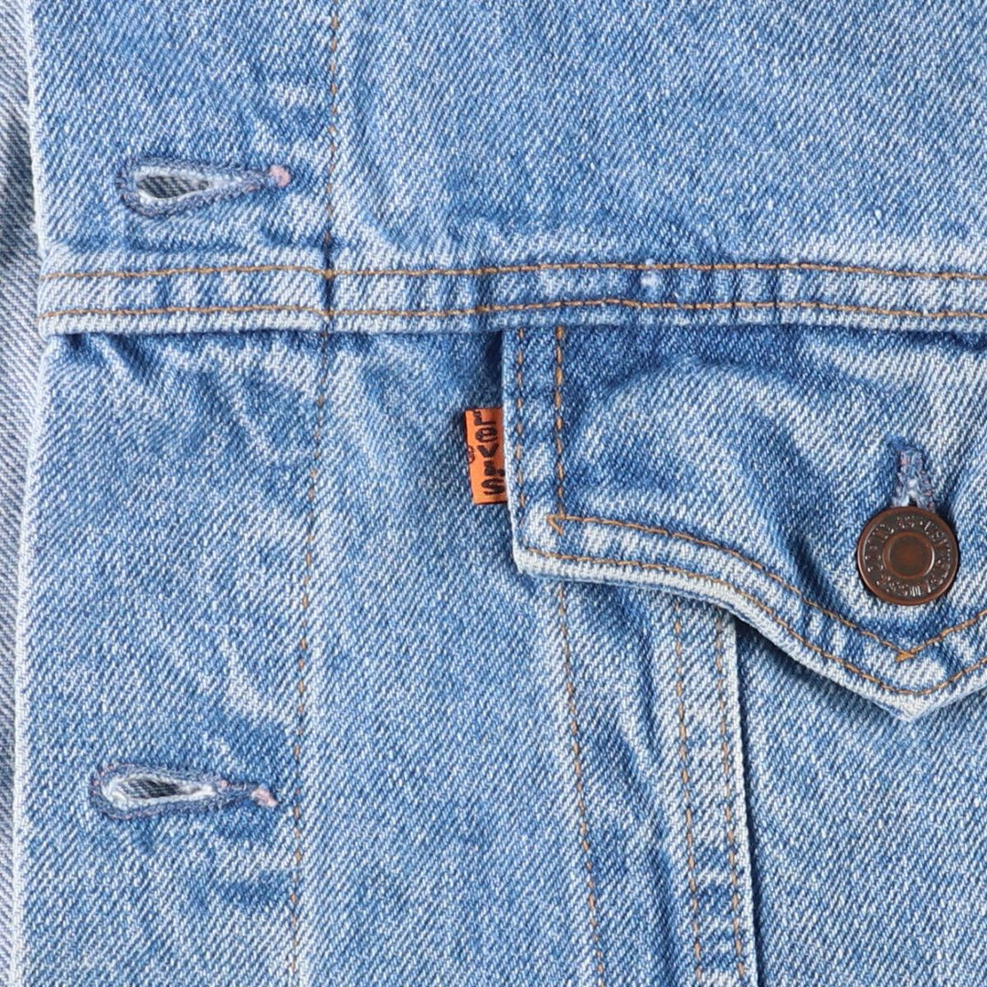 Vintage 80s-90'S Levi's 75505-0212 denim jacket, made in Canada, size L. cotton blue type Vintage Second Hand