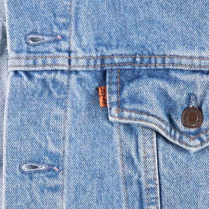 Vintage 80s-90'S Levi's 75505-0212 denim jacket, made in Canada, size L. cotton blue type Vintage Second Hand