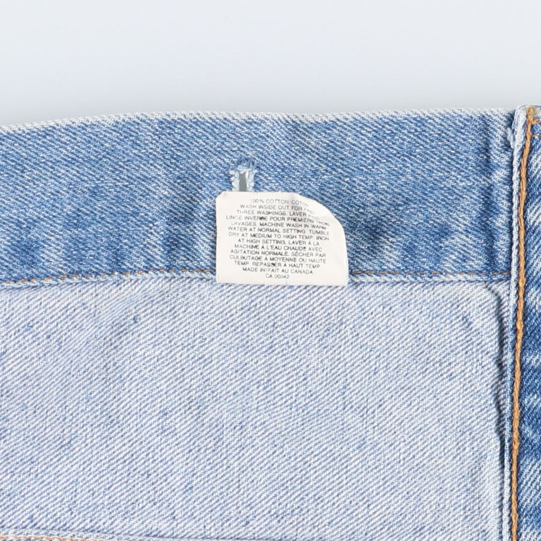 Vintage 80s-90'S Levi's 75505-0212 denim jacket, made in Canada, size L. cotton blue type Vintage Second Hand