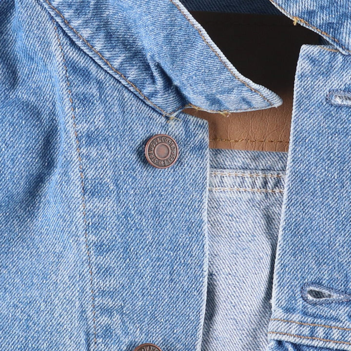 Vintage 80s-90'S Levi's 75505-0212 denim jacket, made in Canada, size L. cotton blue type Vintage Second Hand