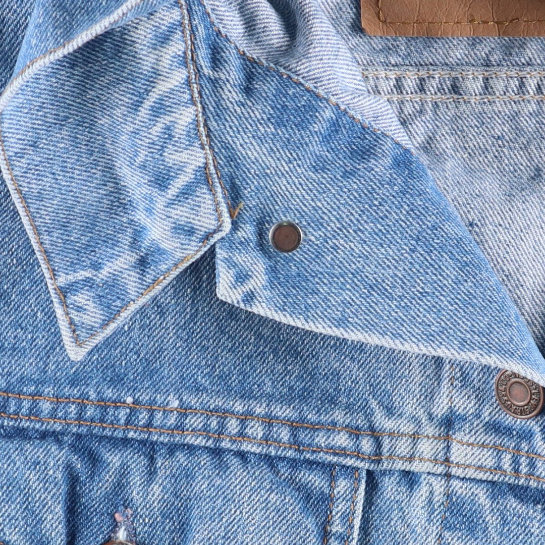 Vintage 80s-90'S Levi's 75505-0212 denim jacket, made in Canada, size L. cotton blue type Vintage Second Hand